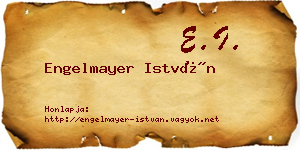 Engelmayer István névjegykártya